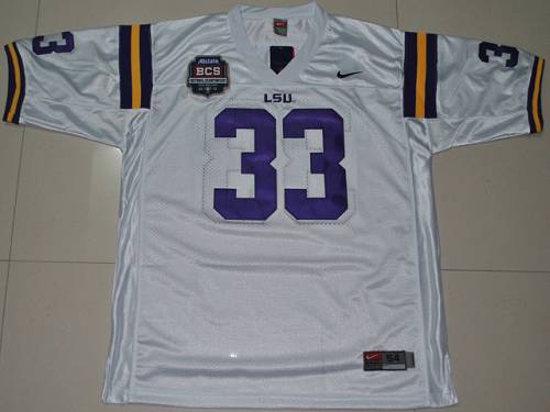 Odell Beckham LSU Tigers white jersey