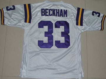 Odell Beckham LSU Tigers white jersey