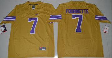Leonard Fournette Gridiron LSU Tigers gold Legend jersey