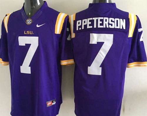 PPeterson LSU Tigers purple jersey