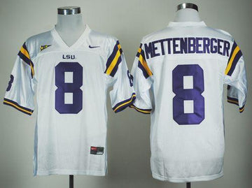 Zach Mettenberger LSU Tigers white jersey