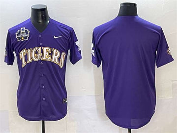 Custom LSU Tigers purple jersey