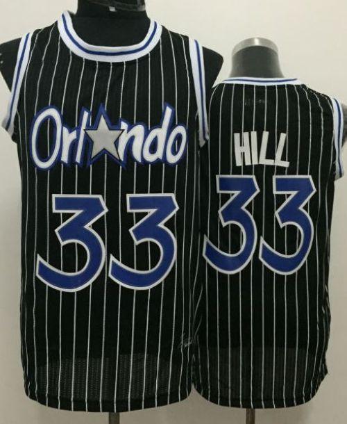 Grant Hill Orlando Magic black Throwback jersey