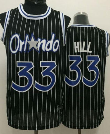 Grant Hill Orlando Magic black Throwback jersey