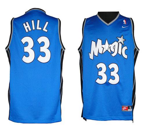 Grant Hill Orlando Magic blue Throwback jersey