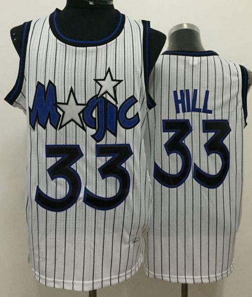 Grant Hill Orlando Magic white Throwback jersey