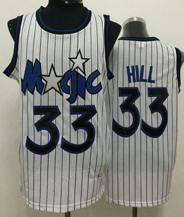 Grant Hill Orlando Magic white Throwback jersey