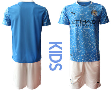 Custom Manchester City Home jersey