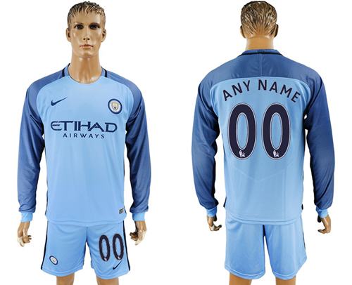 Custom Manchester City Home jersey