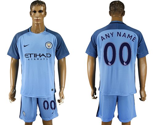 Custom Manchester City Home jersey