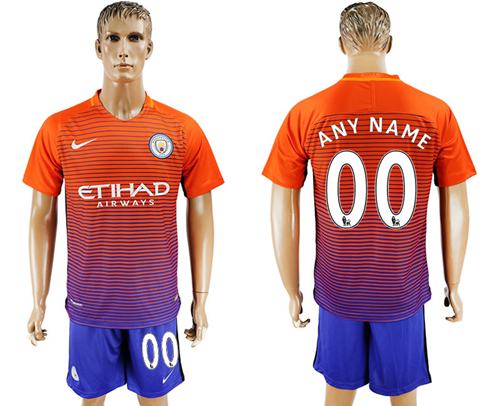 Personalized Sec Manchester City Away jersey