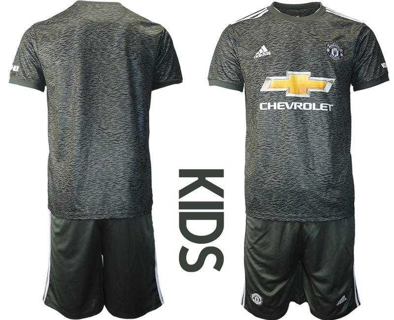 Blank AwayKid Soccer Club Manchester United jersey