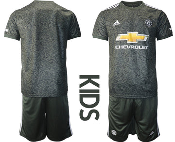 Blank AwayKid Soccer Club Manchester United jersey
