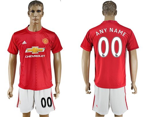 Custom Manchester United Home jersey