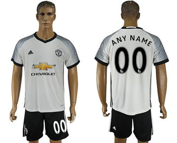 Custom Manchester United white jersey