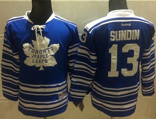 Mats Sundin Toronto Maple Leafs blue Winter Classic jersey