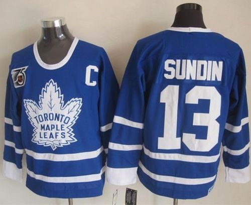 Mats Sundin Toronto Maple Leafs blue Throwback jersey