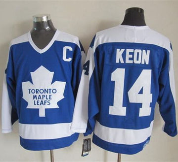 Dave Keon Toronto Maple Leafs blue-white Throwback jersey