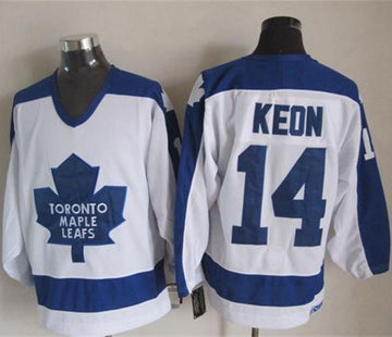 Dave Keon Toronto Maple Leafs white-blue Throwback jersey