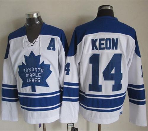 Dave Keon Toronto Maple Leafs white Throwback jersey