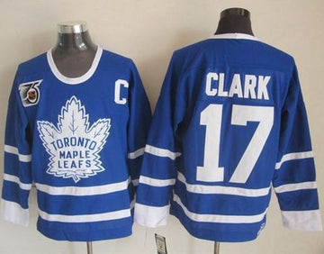 Wendel Clark Toronto Maple Leafs blue Throwback jersey