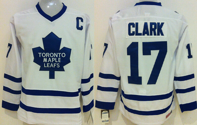 Wendel Clark Toronto Maple Leafs white Throwback jersey