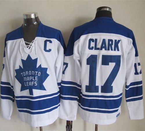 Wendel Clark Toronto Maple Leafs white Throwback jersey