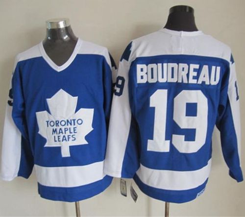 Bruce Boudreau Toronto Maple Leafs blue-white Throwback jersey