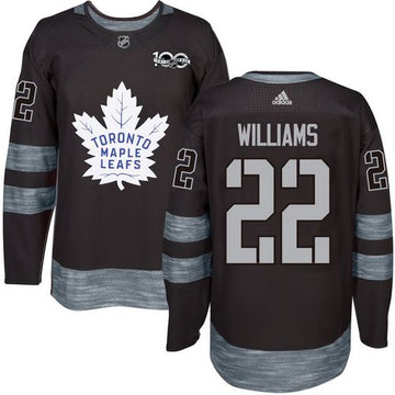 Tiger Williams Toronto Maple Leafs black jersey