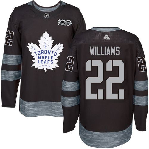 Tiger Williams Toronto Maple Leafs black jersey