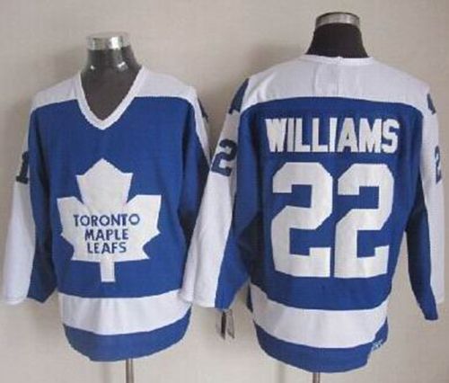 Tiger Williams Toronto Maple Leafs blue-white Throwback jersey