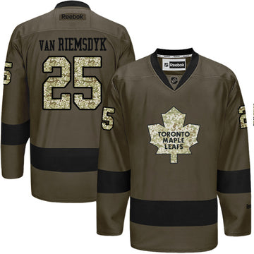 James Van Riemsdyk Toronto Maple Leafs green Salute To Service jersey