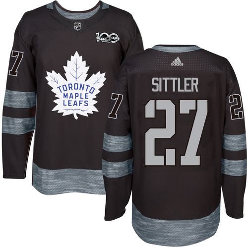 Darryl Sittler Toronto Maple Leafs black jersey
