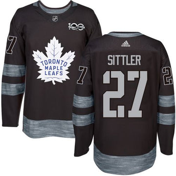 Darryl Sittler Toronto Maple Leafs black jersey