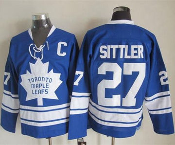 Darryl Sittler Toronto Maple Leafs blue Throwback jersey