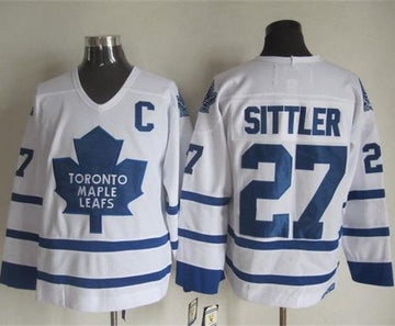 Darryl Sittler Toronto Maple Leafs white Throwback jersey