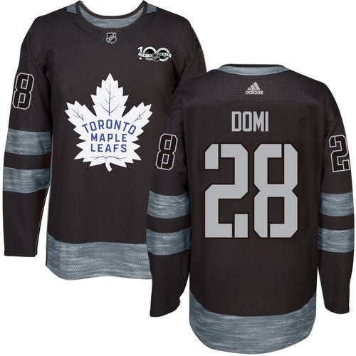 Tie Domi Toronto Maple Leafs black jersey