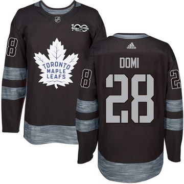 Tie Domi Toronto Maple Leafs black jersey
