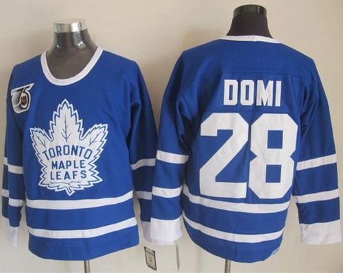 Tie Domi Toronto Maple Leafs blue Throwback jersey