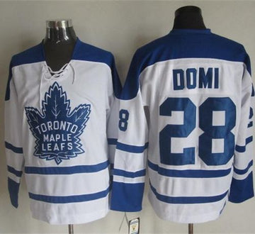 Tie Domi Toronto Maple Leafs white Winter Classic jersey