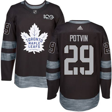 Felix Potvin Toronto Maple Leafs black jersey