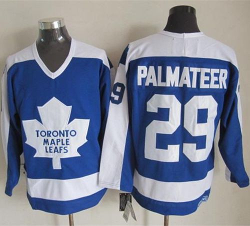 Mike Palmateer Toronto Maple Leafs blue-white Throwback jersey