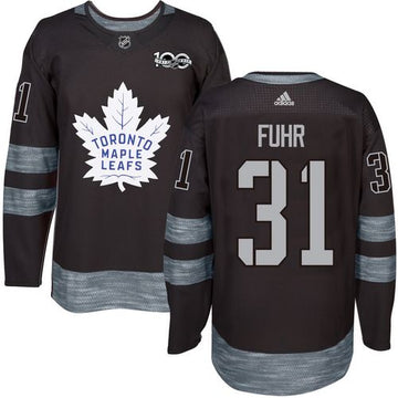 Grant Fuhr Toronto Maple Leafs black jersey