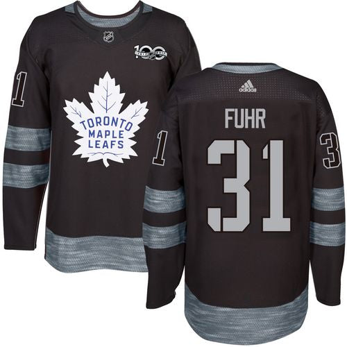 Grant Fuhr Toronto Maple Leafs black jersey
