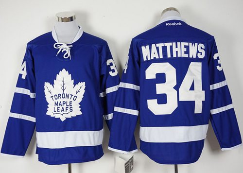 Auston Matthews Toronto Maple Leafs blue jersey