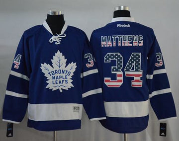 Auston Matthews Toronto Maple Leafs blue Fashion jersey