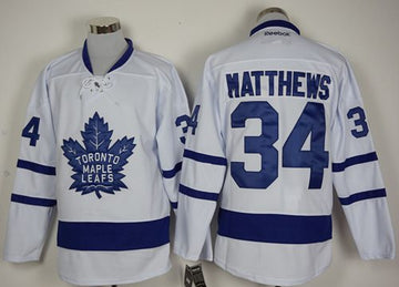 Auston Matthews Toronto Maple Leafs white jersey