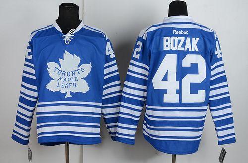 Tyler Bozak Toronto Maple Leafs blue Winter Classic jersey
