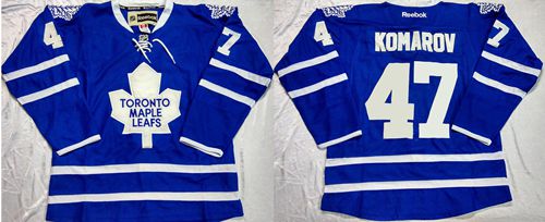 Leo Komarov Toronto Maple Leafs blue Home jersey