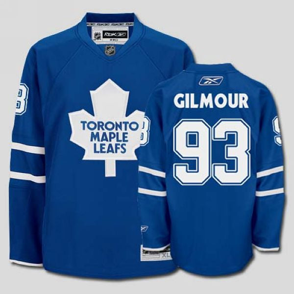 Doug Gilmour Toronto Maple Leafs blue jersey